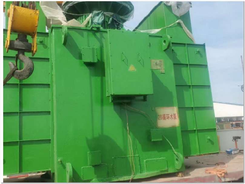 后石電廠3400KW立式循環(huán)水泵電機(jī)在我司大修并進(jìn)行高壓試驗(yàn)