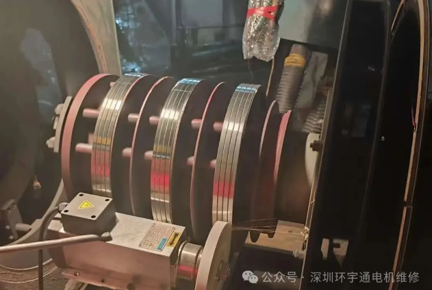 緊急搶修！超大電機(jī)滑環(huán)磨損打火，環(huán)宇通連夜奮戰(zhàn)保運(yùn)行
